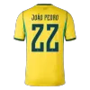 JOÃO PEDRO #22 Brazil Home Soccer Jersey World Cup 2026 Yellow - gojersey