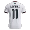 S.GIMENEZ #11 Mexico Away Soccer Jersey World Cup 2026 White - gojersey