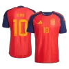 Spain OLMO #10 Home Soccer Jersey Authentic 2026 - gojersey