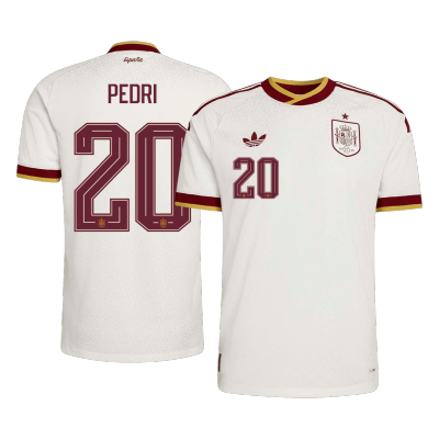 Spain PEDRI #20 Away Soccer Jersey Authentic 2026 - gojersey