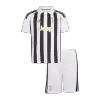 Kids Juventus Home Soccer Jersey Kit (Jersey+Shorts) 2026/27 Black&White - gojersey