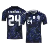 E. FERNÁNDEZ #24 Argentina Away Soccer Jersey World Cup 2026 Black - gojersey