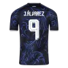 J. ÁLVAREZ #9 Argentina Away Soccer Jersey World Cup 2026 Black - gojersey