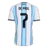 Argentina DE PAUL #7 Home Soccer Jersey Authentic 2026 - gojersey