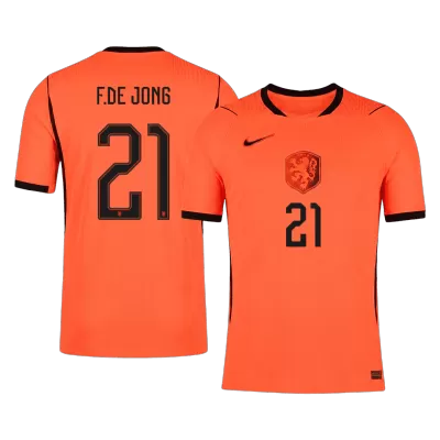 Netherlands F.DE JONG #21 Home Soccer Jersey Authentic 2026 - gojersey