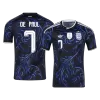 DE PAUL #7 Argentina Away Soccer Jersey World Cup 2026 Black - gojersey