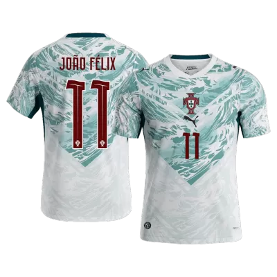 JOÃO FÉLIX #11 Portugal Away Soccer Jersey World Cup 2026 White&Green - gojersey