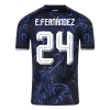 E. FERNÁNDEZ #24 Argentina Away Soccer Jersey World Cup 2026 Black - gojersey
