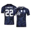 L. MARTÍNEZ #22 Argentina Away Soccer Jersey World Cup 2026 Black - gojersey