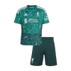 Kids Liverpool Goalkeeper Soccer Jersey Kit (Jersey+Shorts) 2026/27 Green - gojersey