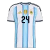 Argentina E. FERNÁNDEZ #24 Home Soccer Jersey Authentic 2026 - gojersey
