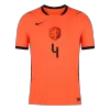 Netherlands VIRGIL #4 Home Soccer Jersey Authentic 2026 - gojersey