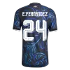 Argentina E. FERNÁNDEZ #24 Away Soccer Jersey Authentic 2026 - gojersey