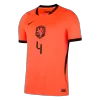 VIRGIL #4 Netherlands Home Soccer Jersey World Cup 2026 Orange - gojersey