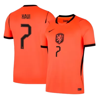 XAVI #7 Netherlands Home Soccer Jersey World Cup 2026 Orange - gojersey