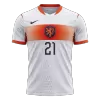 Netherlands F.DE JONG #21 Away Soccer Jersey Authentic 2026 - gojersey