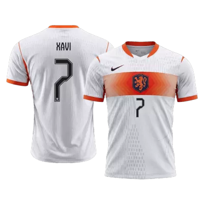Netherlands XAVI #7 Away Soccer Jersey Authentic 2026 - gojersey