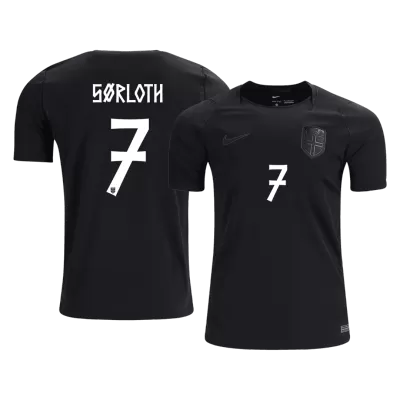 SØRLOTH #7 Norway Away Soccer Jersey World Cup 2026 Black - gojersey