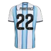 L.MARTÍNEZ #22 Argentina Home Soccer Jersey World Cup 2026 Blue&White - gojersey