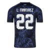 L. MARTÍNEZ Argentina Away Soccer Jersey World Cup 2026 Black - gojersey