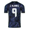 J. ÁLVAREZ #9 Argentina Away Soccer Jersey World Cup 2026 Black - gojersey