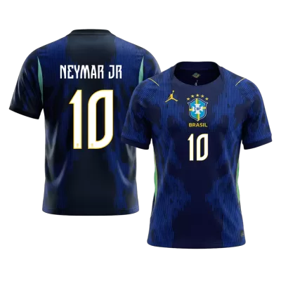 Brazil NEYMAR JR. #10 Away Soccer Jersey Authentic 2026 - gojersey