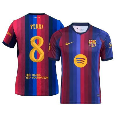 Barcelona PEDRI #8 Home Soccer Jersey 2026/27 - UCL Edition - gojersey