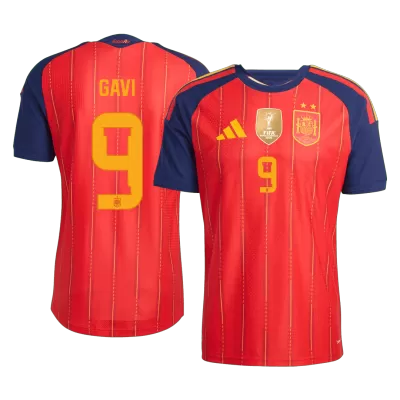 Spain GAVI #9 Home Soccer Jersey Authentic 2026 - gojersey