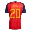 PEDRI #20 Spain Champion Edition Home Soccer Jersey World Cup 2026 Red - gojersey