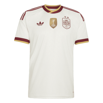 Spain Champion Edition Away Soccer Jersey World Cup 2026 White - gojersey