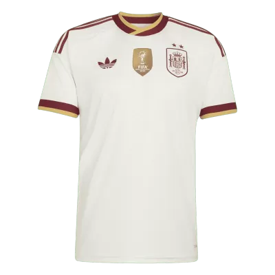 Spain Champion Edition Away Soccer Jersey World Cup 2026 White - gojersey