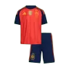 Kid's Spain Champion Edition Home Soccer Jersey Kit(Jersey+Shorts) World Cup 2026 Red - gojersey