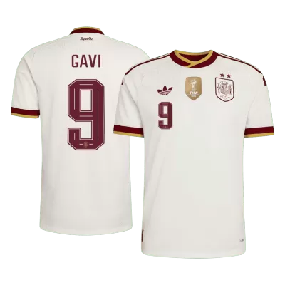 Spain GAVI #9 Away Soccer Jersey Authentic 2026 - gojersey