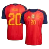 PEDRI #20 Spain Champion Edition Home Soccer Jersey World Cup 2026 Red - gojersey
