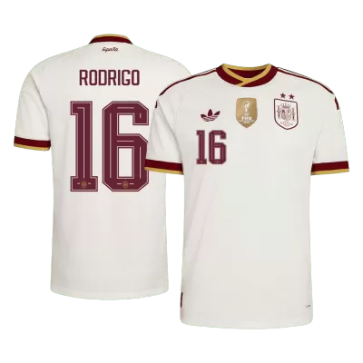 Spain RODRIGO #16 Away Soccer Jersey Authentic 2026 - gojersey