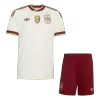 Kids Spain Champion Edition Away Soccer Jersey Kit (Jersey+Shorts) World Cup 2026 White - gojersey