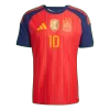 Spain OLMO #10 Home Soccer Jersey Authentic 2026 - gojersey