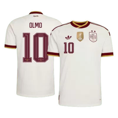 Spain OLMO #10 Away Soccer Jersey Authentic 2026 - gojersey