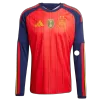 Spain Long Sleeve Home Soccer Jersey 2026 - gojersey