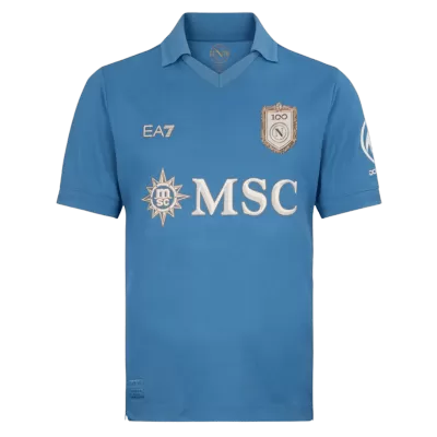 Player Version Napoli Centenary Home Soccer Jersey 2026/27 Blue - gojersey