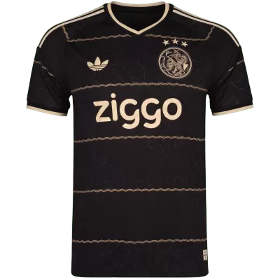 Player Version Ajax Away Soccer Jersey 2026/27 Black - gojersey