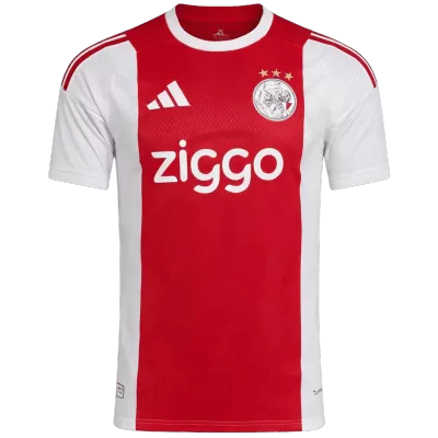 Player Version Ajax Home Soccer Jersey 2026/27 Red &White - gojersey