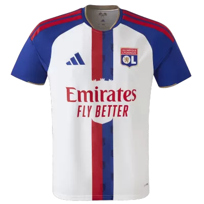 Player Version Olympique Lyonnais Home Soccer Jersey 2026/27 White - gojersey