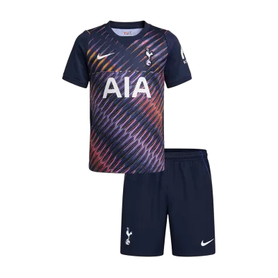 Kids Tottenham Hotspur Away Soccer Jersey Kit (Jersey+Shorts) 2026/27 Navy - gojersey