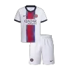 Kids PSG Away Soccer Jersey Kit (Jersey+Shorts) 2026/27 White - gojersey