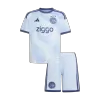 Kids Ajax Third Soccer Jersey Kit (Jersey+Shorts) 2026/27 Blue - gojersey