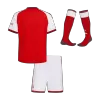 Kids Arsenal Home Full Kit (Jersey+Shorts+Socks) 2026/27 Red - gojersey