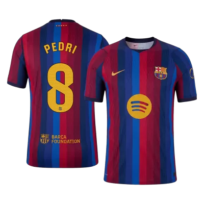PEDRI #8 Men Player Version Barcelona Home Soccer Jersey 2026/27 Red&Blue - gojersey