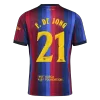 Barcelona F. DE JONG #21 Home Soccer Jersey 2026/27 - UCL Edition - gojersey