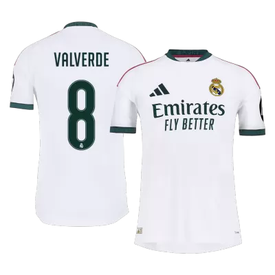 VALVERDE #8 Player Version Real Madrid Home Soccer Jersey 2026/27 White - gojersey